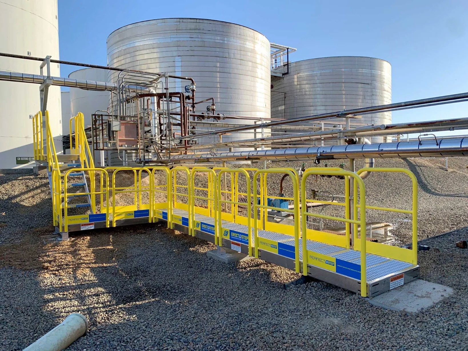 Access Stairs for New Mexico Tank Farm
