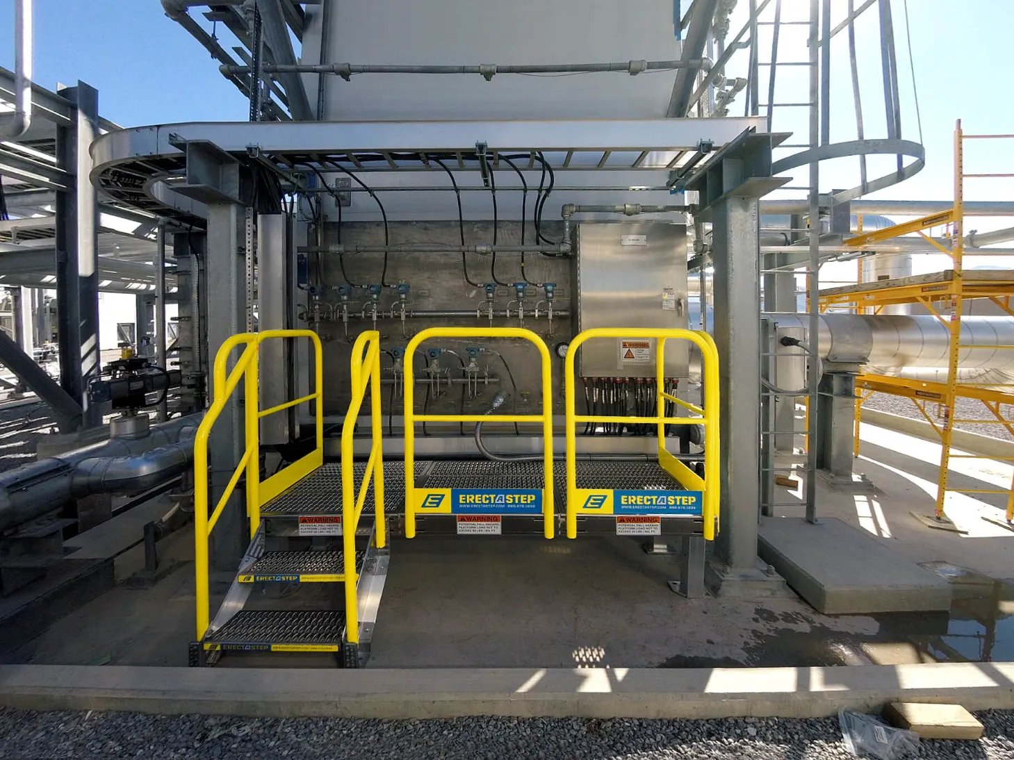 Importance of accessing emergency shut off valves in natural gas facilities
