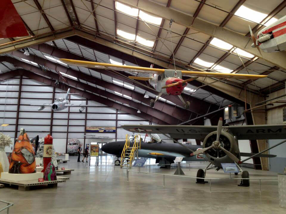 Aircraft stairs for aviation museum