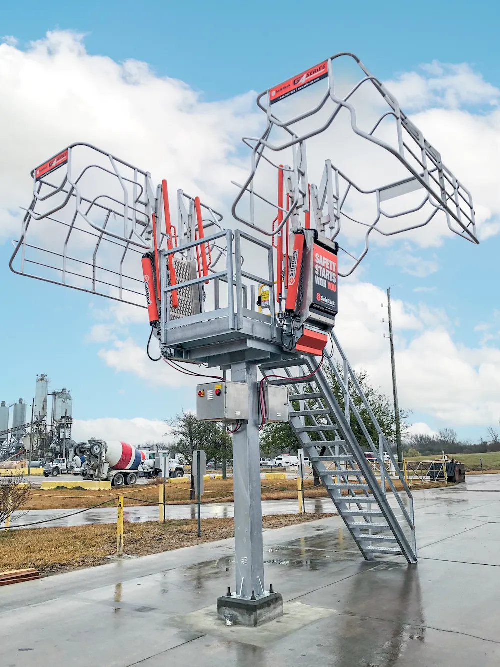 Cemex GulfCoast Cement Truck Loading Safety Cage
