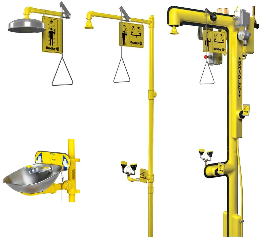 Combination-Drench-ShowerEyewash-Units