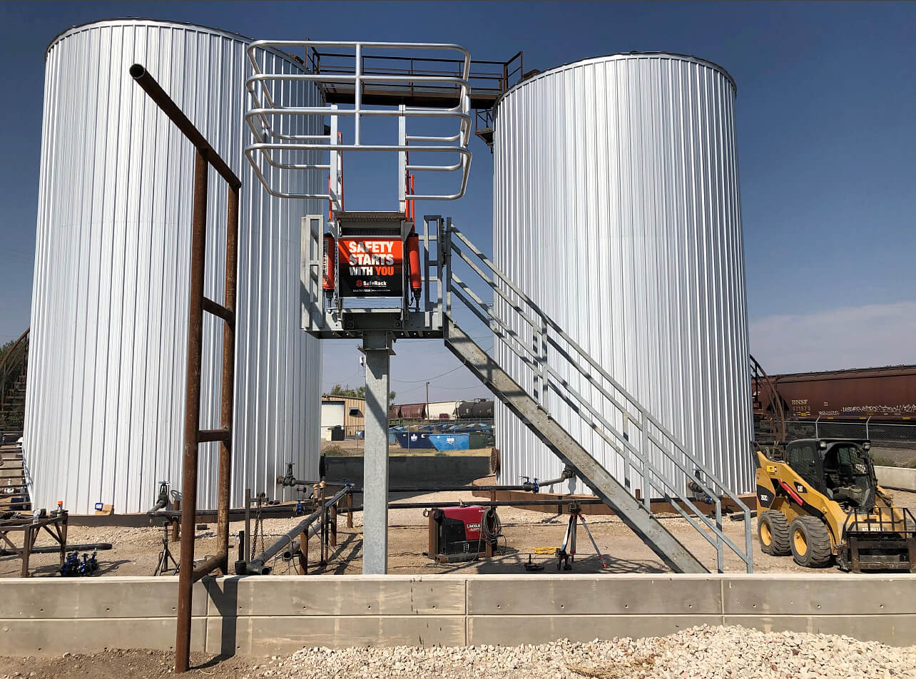 Feed Company – Loading Rack and Gangway Installation