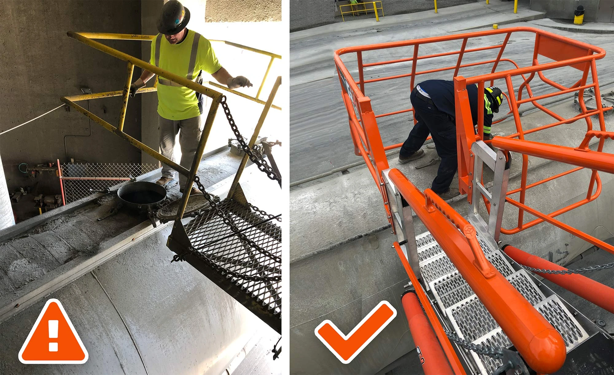 Pneumatic-hopper-truck-access-unsafe-safe-GX-gangway