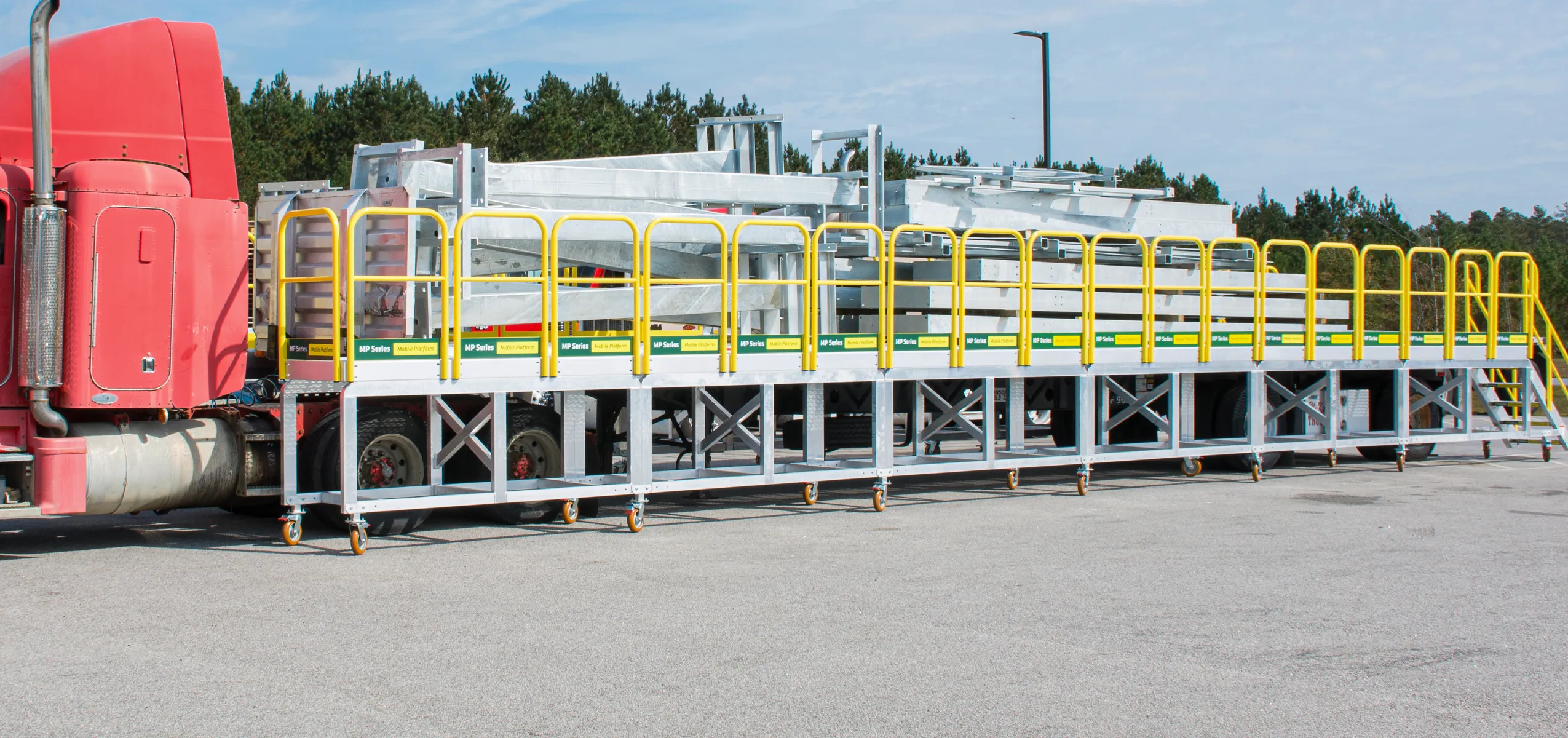 RollaStep-MP series-Flatbed-fall-protection-truck-loading-tarping