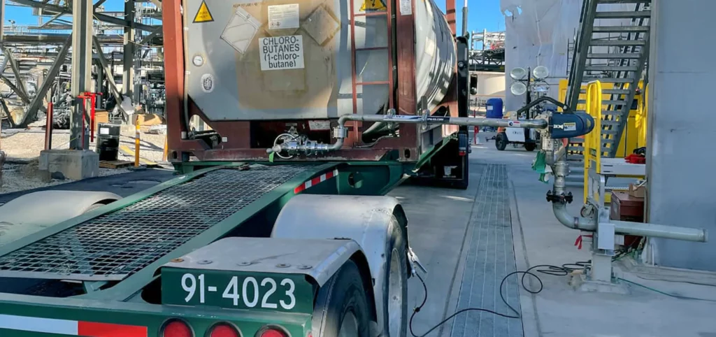 SafeRack Truck ISO Tank Bottom Loading Arm