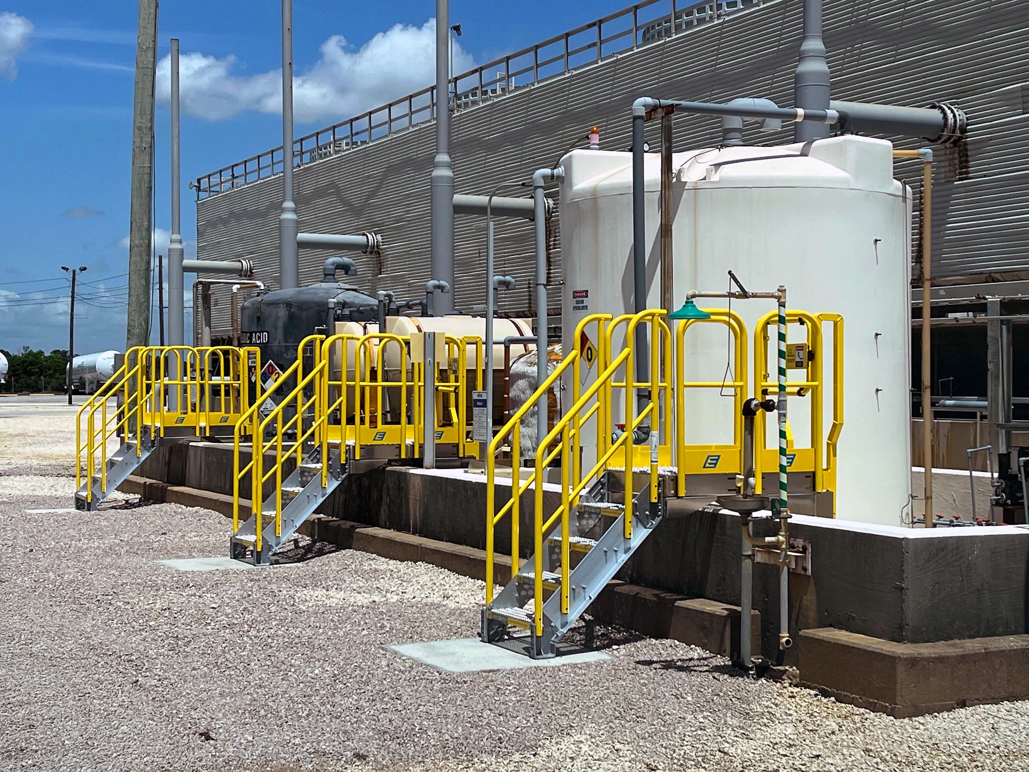 Secondary Containment Access Stair Installation
