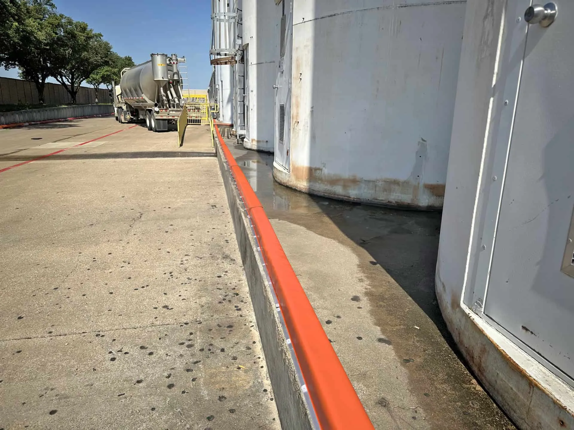 berm builder spill containment pellet tank farm