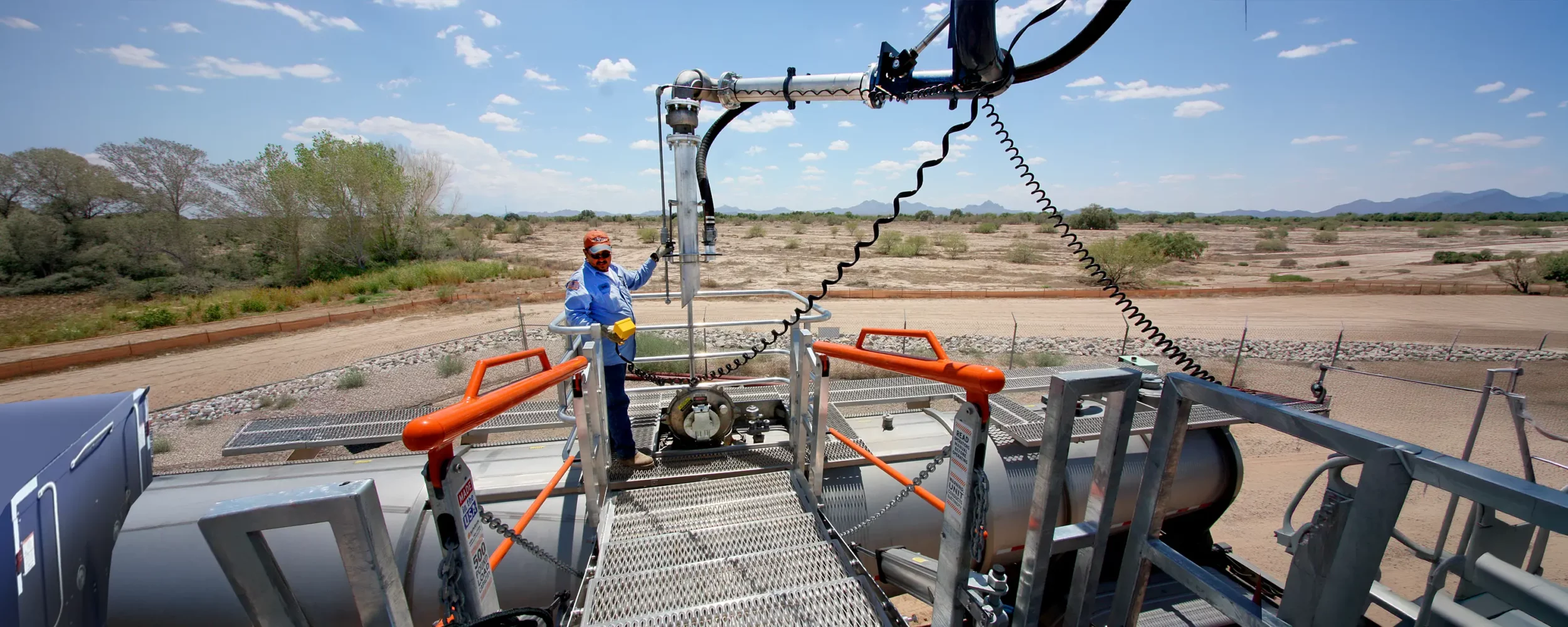 Biosolids Top Loading Station Installation