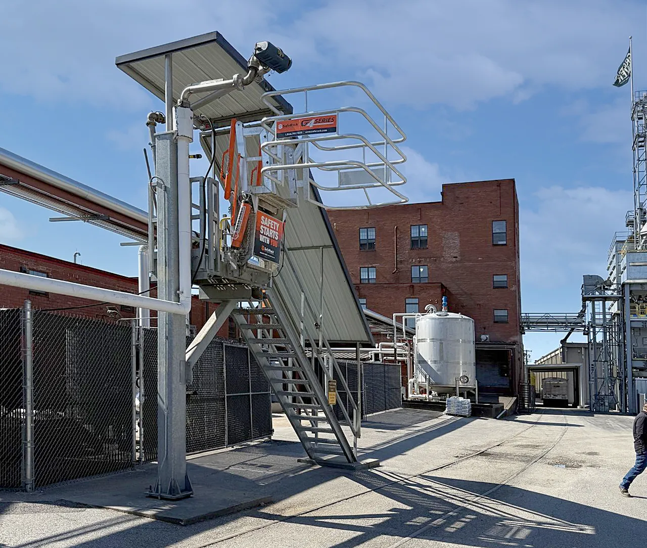 Truck Load-Out Station for Spent Mash