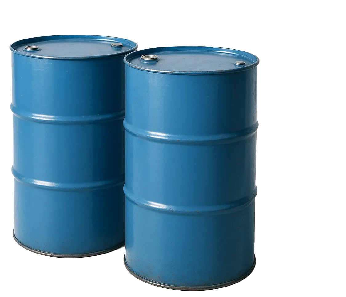 Two 55-Gallon Drums