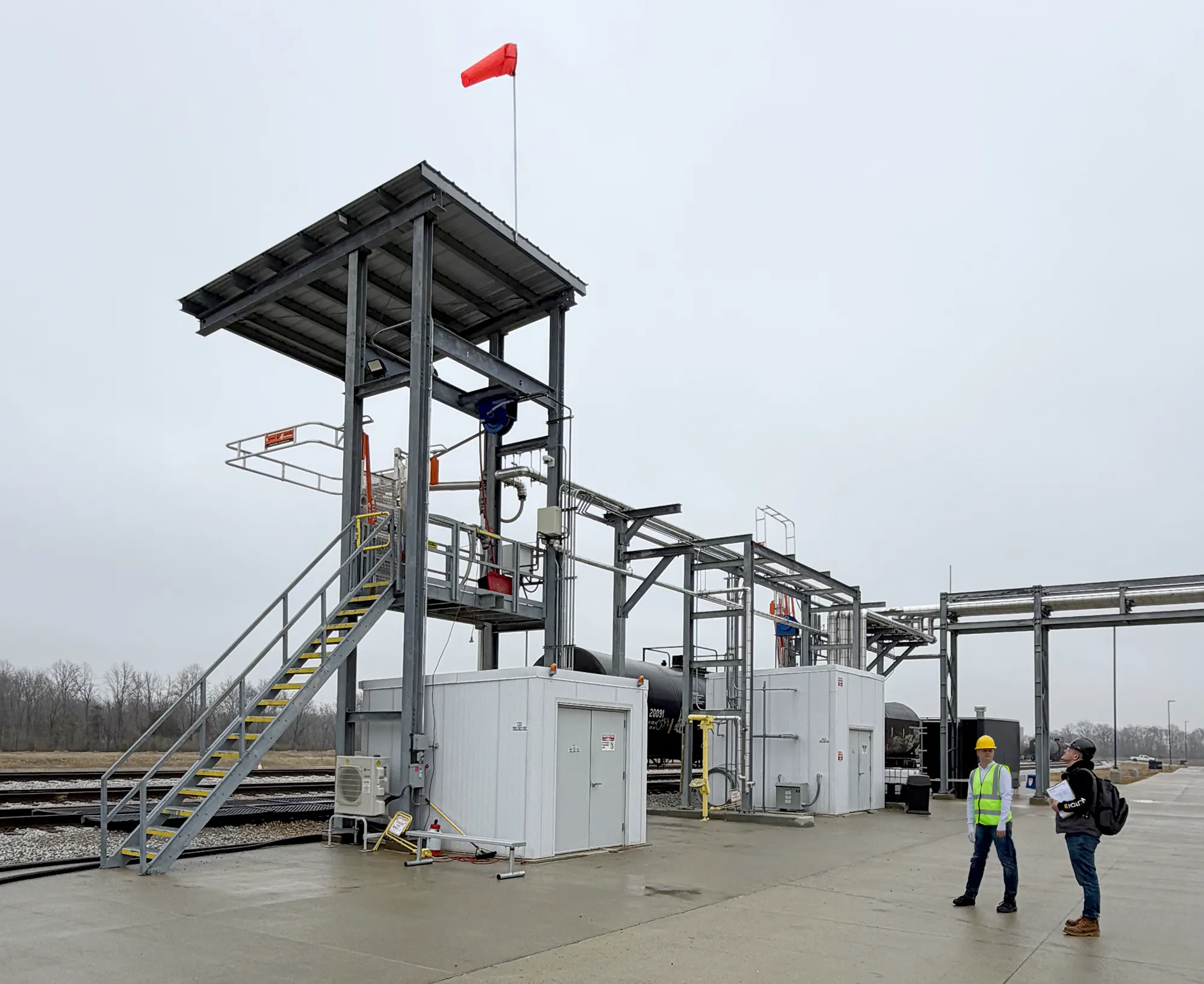 Isocyanate & Polyol Railcar Off-Loading Terminal